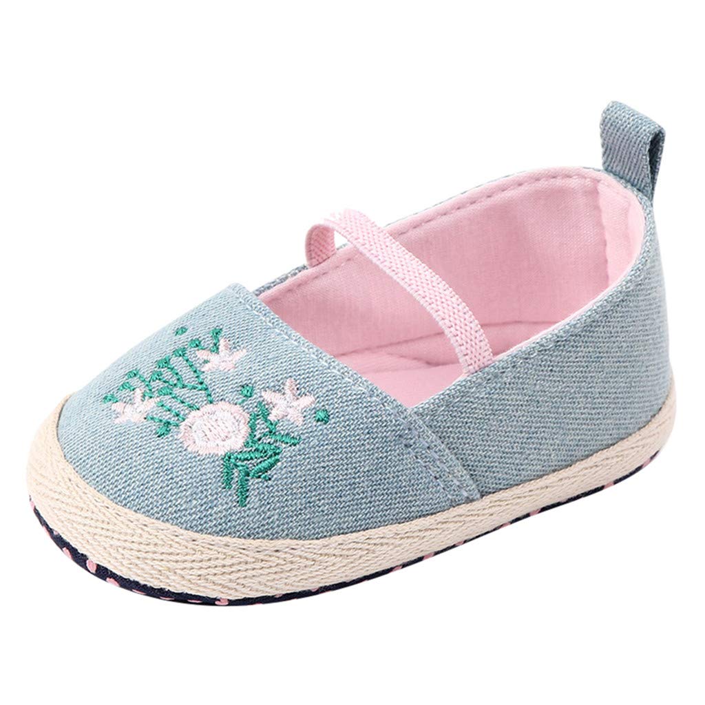 **Gaoqi Breathable Cartoon Animal Socks Shoes for Toddlers - Soft & Lightweight Baby Sneakers for Boys & Girls - Non-Slip Sole, Easy to Wear - Perfect for Indoor Play, Daycare & First Walkers (Light Blue)**
