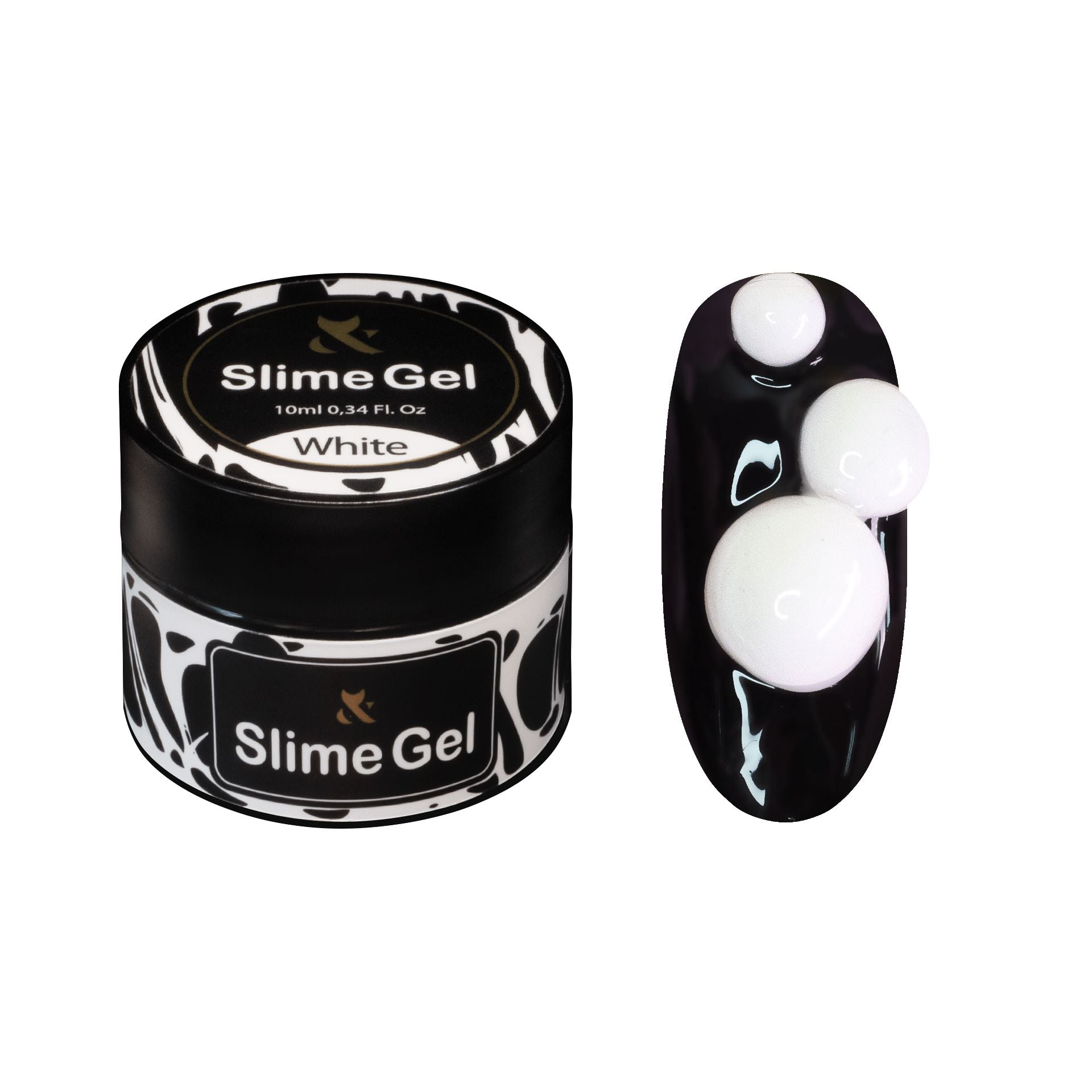 Premium F.O.X Slime Gel - White Color, Non-Toxic & Stretchy DIY Slime for Kids & Adults - Perfect for Stress Relief, Sensory Play & Creative Fun at Home/School/Party