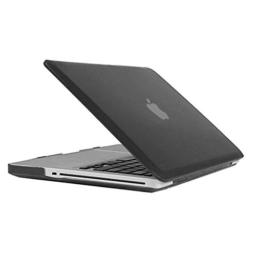 Durable Frosted Hard Protective Phone Case Cover for MacBook Pro 13.3 inch A1278 - Shockproof Scratch-Resistant Laptop Sleeve (Black) - Perfect for Office, Travel & School Use