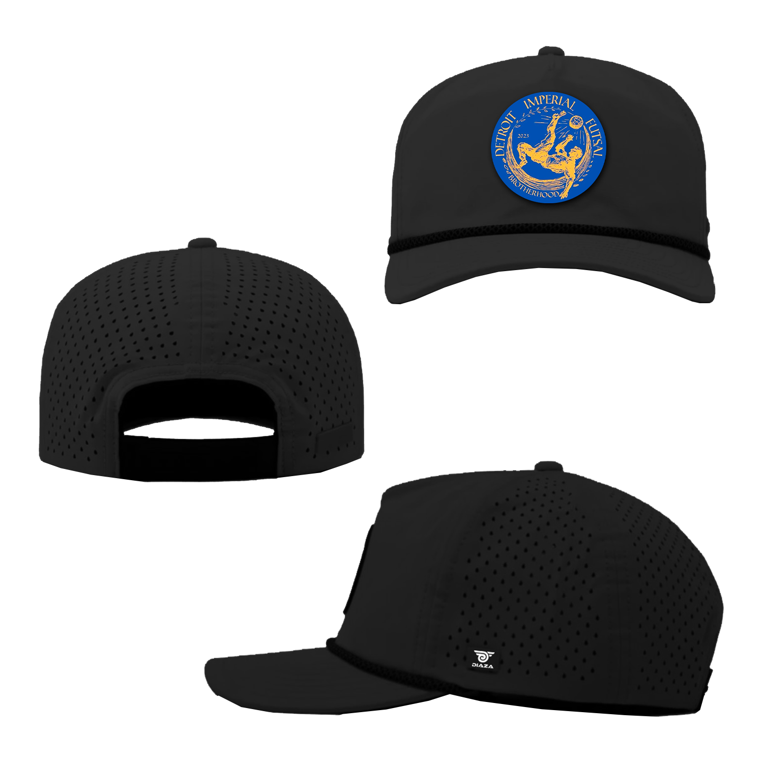 Detroit Futsal Hat - Adjustable Snapback Cap for Soccer & Indoor Football - Perfect for Training, Games & Fan Gear
