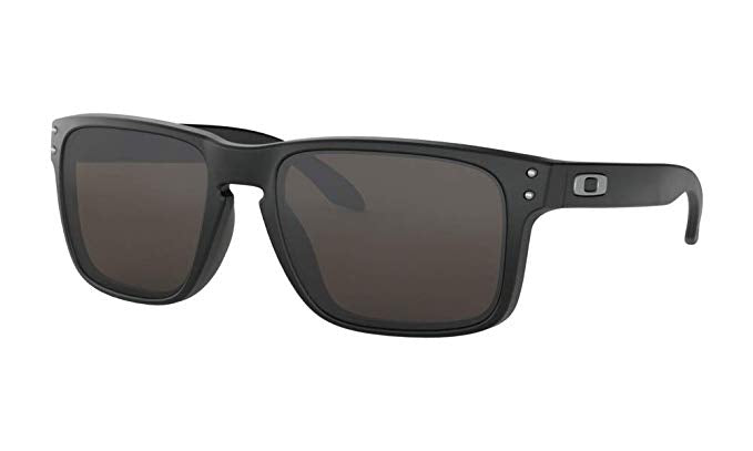 Oakley Holbrook OO9102 01 Sunglasses - Polarized Lens, UV Protection, Lightweight Frame for Men & Women - Perfect for Driving, Running, Outdoor Sports & Everyday Wear