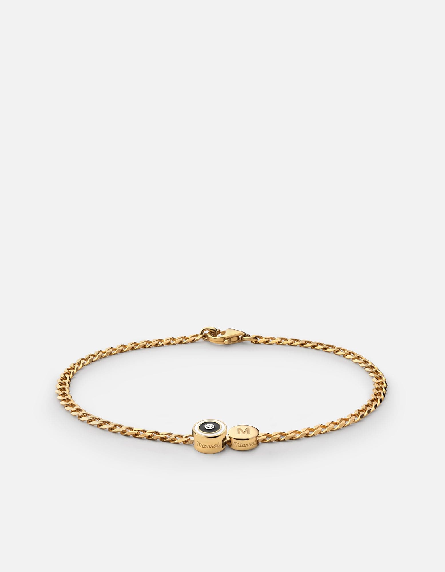 Opus Sapphire Gold Vermeil & Black Chain Bracelet for Women - Elegant Jewelry Gift for Birthday, Anniversary & Special Occasions