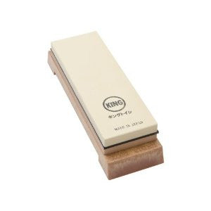 Premium King Two-Sided Sharpening Stone with Non-Slip Base - 1000/6000 Grit for Knives & Tools | Free Shipping | Ideal for Kitchen, Camping & DIY Projects