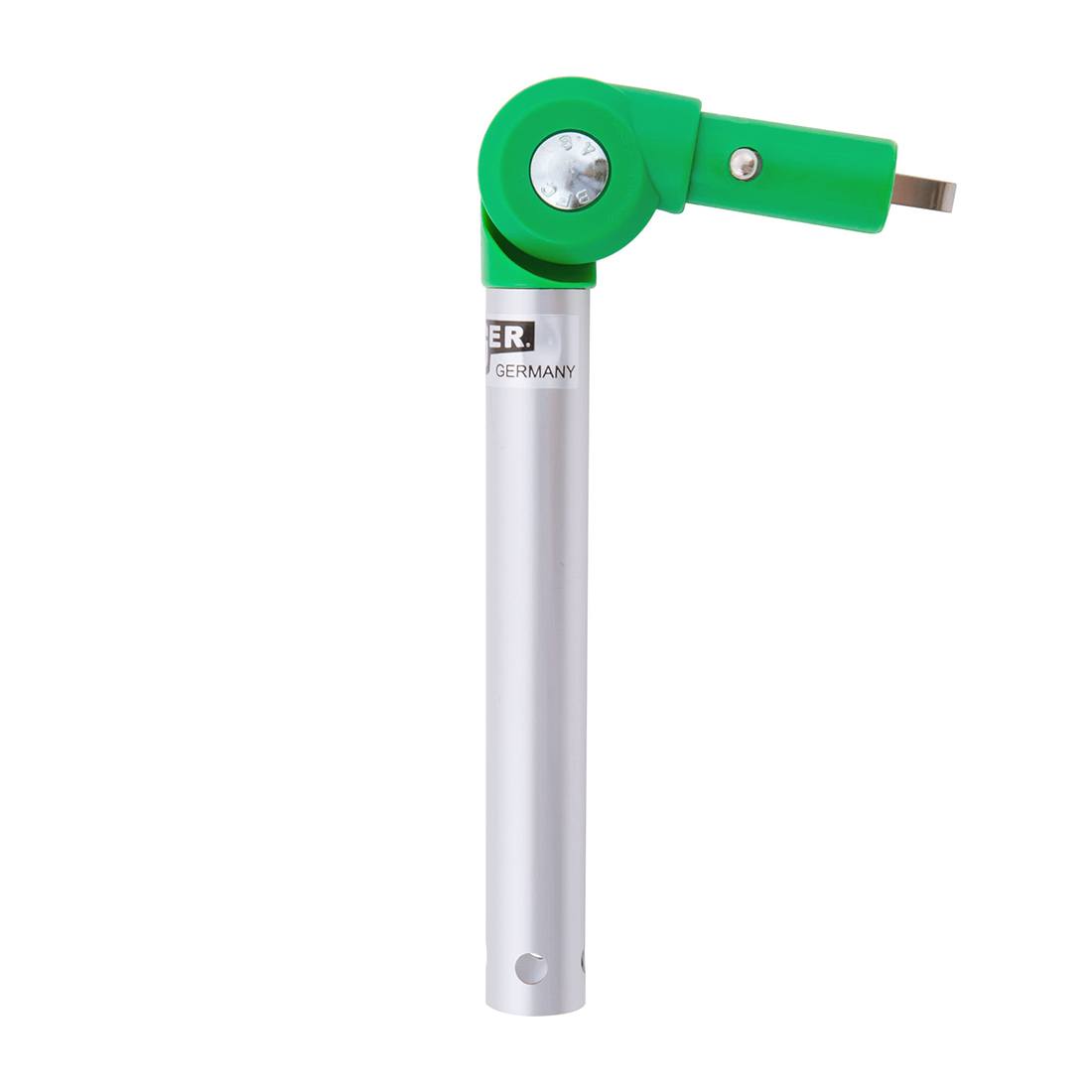Unger Plastic Cranked Joint Angle Adapter - 90 Degree Adjustable Connector for Window Cleaning Tools, Poles & Extension Wands - Perfect for Hard-to-Reach Areas & High Windows
