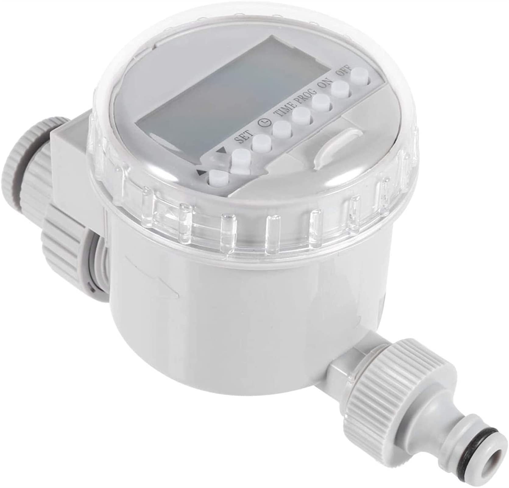Smart WJJ Digital Water Timer - Solar Powered Automatic Garden Irrigation Controller with LCD Display for Efficient Lawn & Plant Watering - Perfect for Drip Systems, Sprinklers & Outdoor Gardening