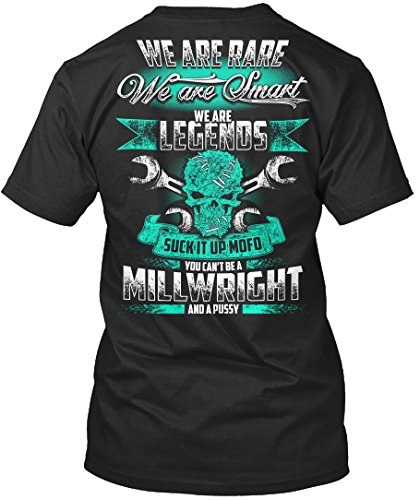 Millwright T-Shirt for Men - Rare & Smart Design | Durable Cotton Work Shirts for Construction Workers & Industrial Professionals | Perfect for Job Sites, Workshops & Casual Wear