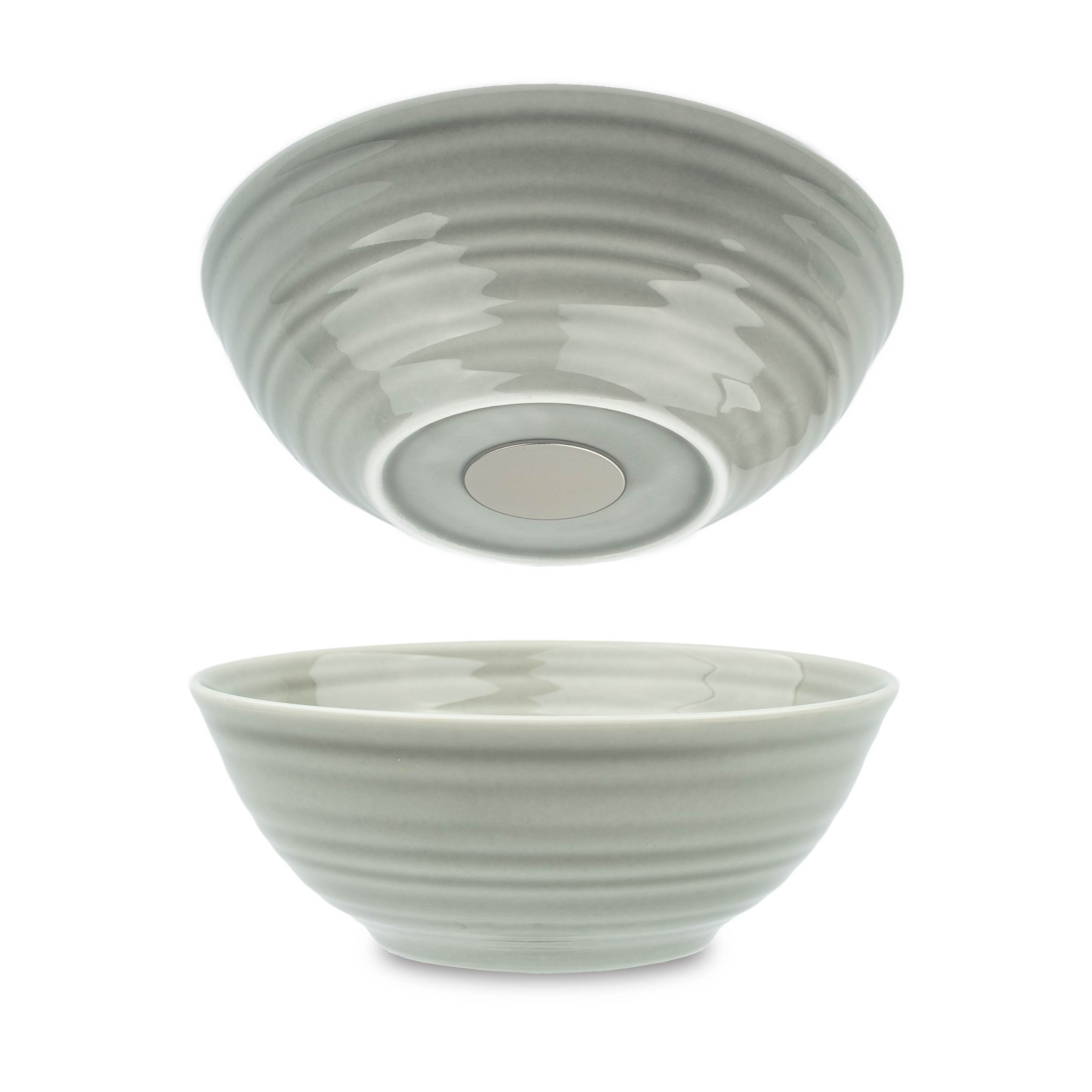 Premium Porcelain Bowls with Magnet Base - 16cm Set for Dining, Kitchen & Home Decor - Ideal for Soup, Salad, Desserts & Stylish Table Setting