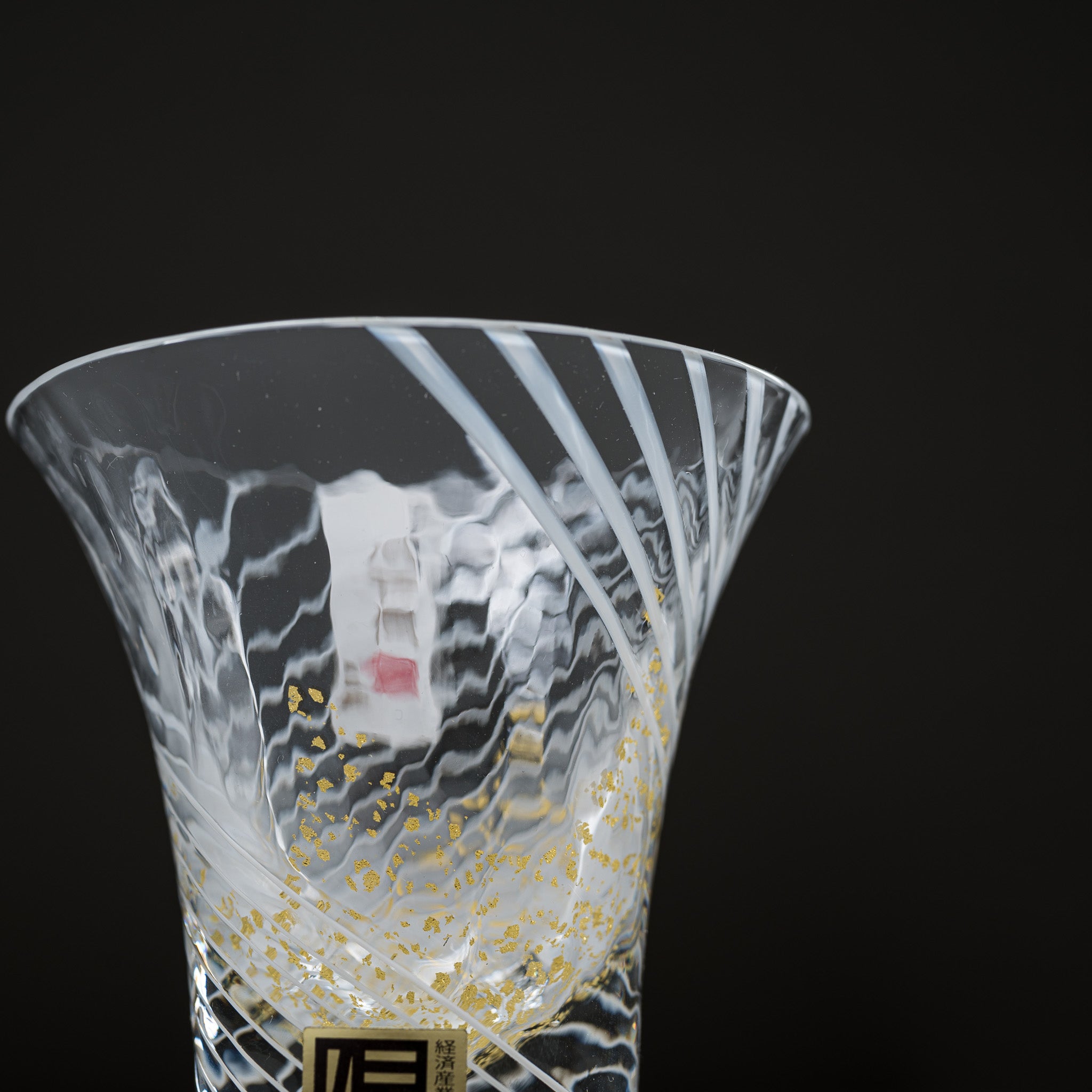 Yachiyo Edo Glass Sake Cup 85ml - Traditional Japanese White Shot Glass for Sake & Whiskey | Perfect for Home Bars, Japanese Restaurants & Gift Giving