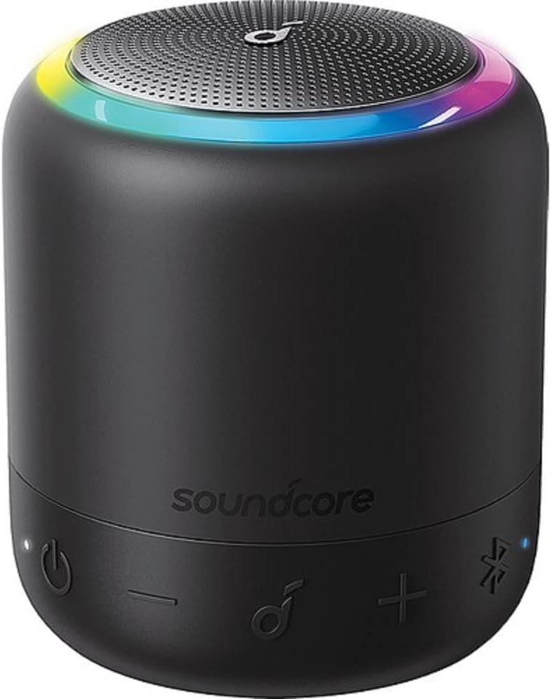 Anker Soundcore Mini 3 Pro 6W Portable Bluetooth Speaker - Wireless, Waterproof, 15H Playtime, Rich Bass - Perfect for Outdoor, Travel, Beach & Pool Parties (Black, Model A3127G11)