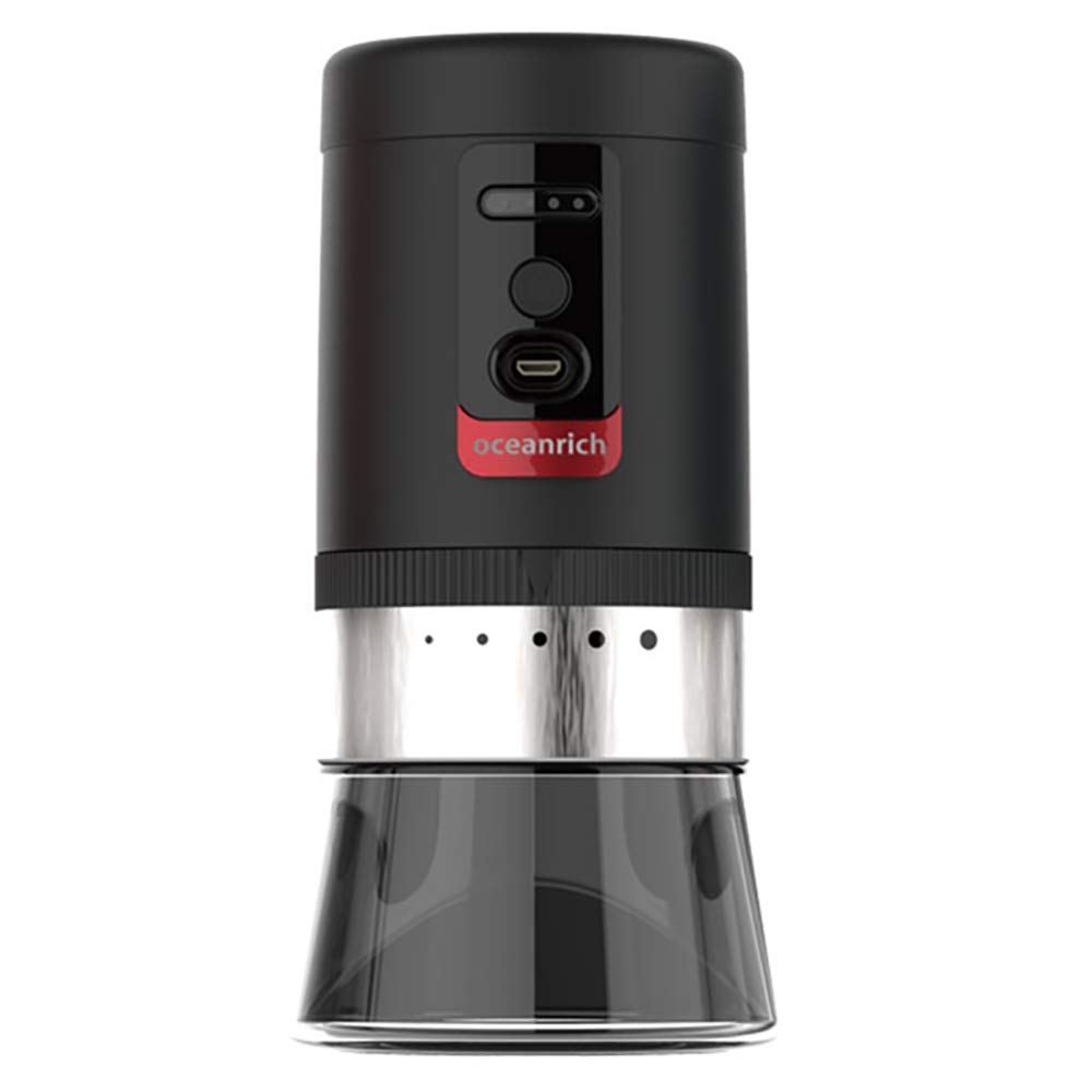 Portable Electric Espresso Machine & Coffee Grinder - 5 Adjustable Grind Levels, USB Powered, Ceramic Burr for Fresh Coffee - Perfect for Camping, Travel & Home Use