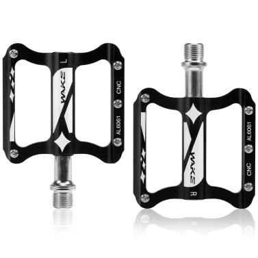 1 Pair Lightweight Aluminum Alloy Bike Pedals - Non-Slip Flat Platform Pedals for Mountain Bikes, Road Bikes & Commuter Cycling | Perfect for Trail Riding, Urban Commuting & Daily Exercise