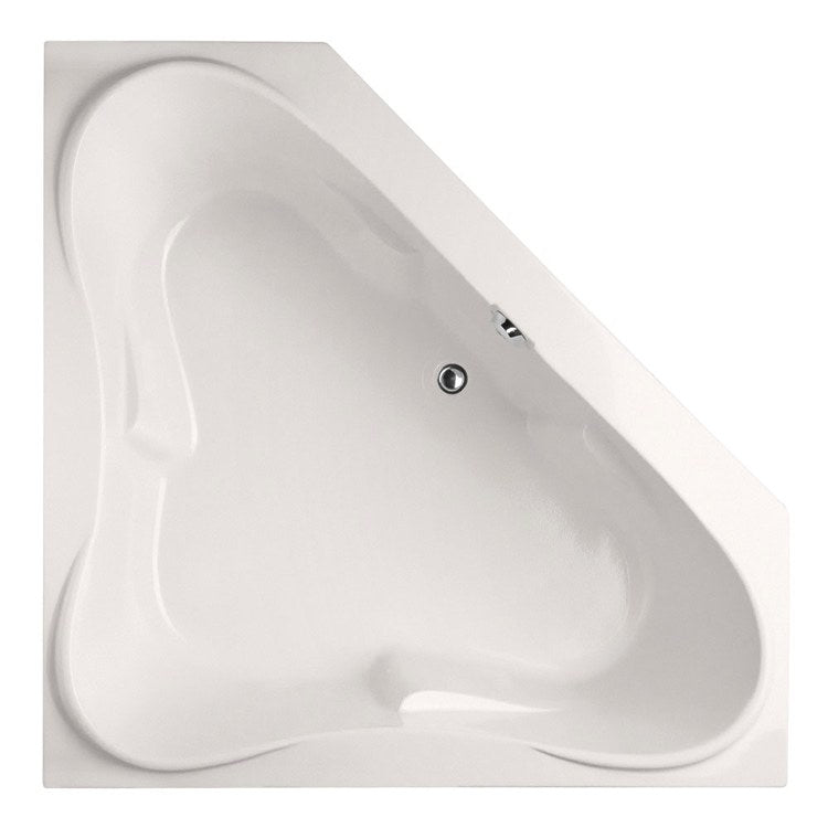 Erica Drop-In White Corner Air Tub - 6 Jet Acrylic Bathtub 60x60x22.25 Inches | Luxury Designer Collection for Spa-Like Relaxation at Home