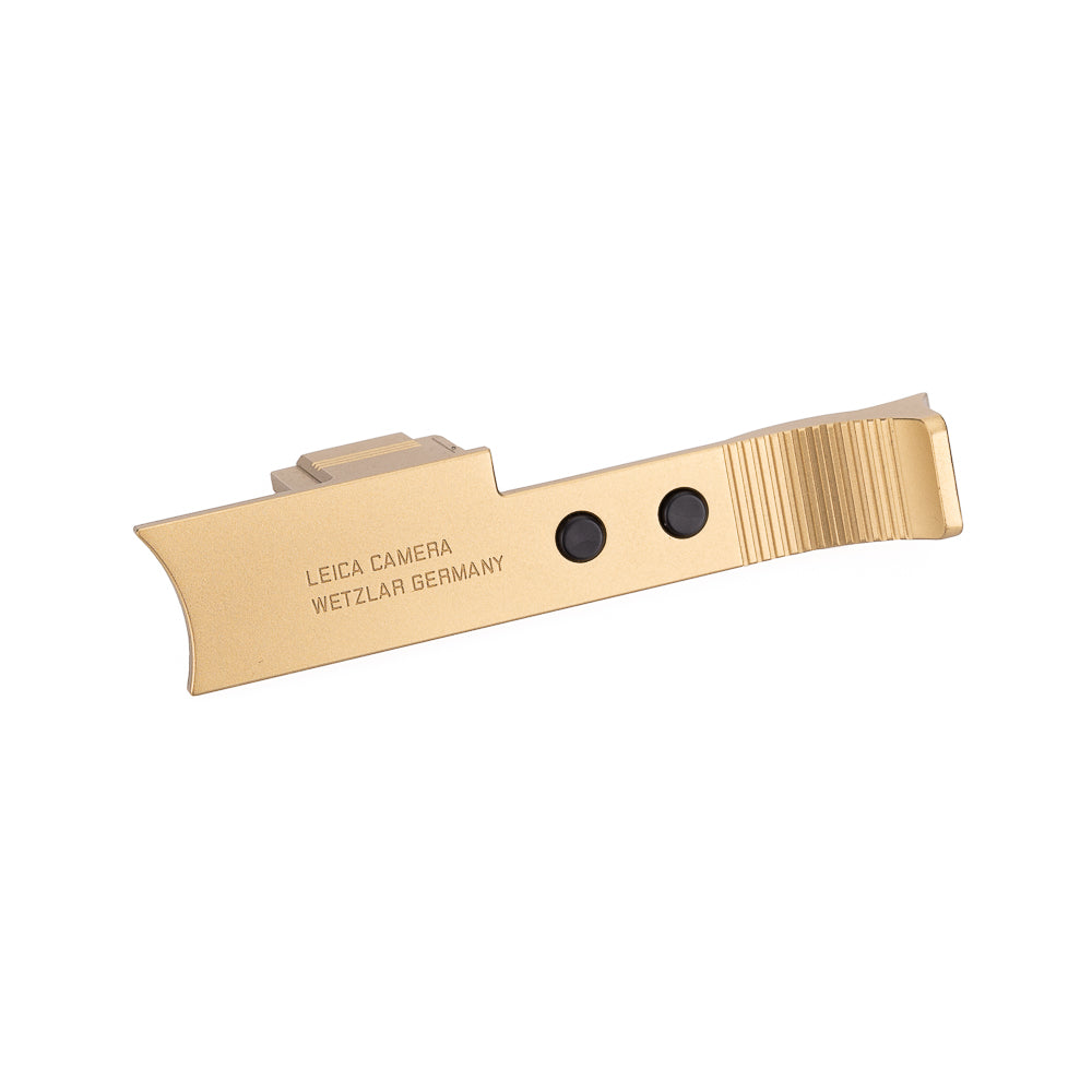 Leica Q3 Thumb Support - Solid Brass with Blasted Finish - Ergonomic Grip for Leica Q3 Camera - Perfect for Street & Travel Photography