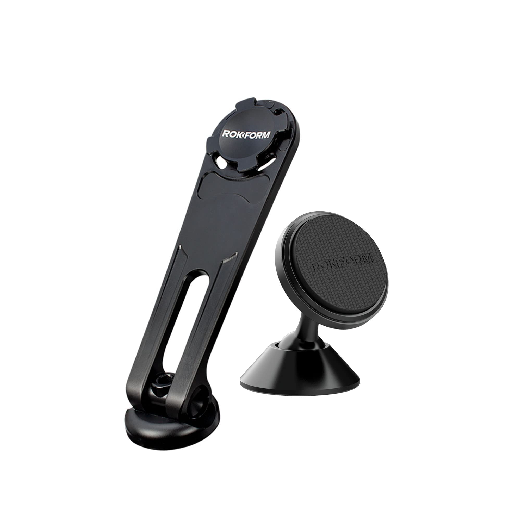Rokform Pro Series Bike Phone Mount & Magnetic Swivel Dash Phone Mount - Secure, Durable, and Versatile for Cycling, Driving, and Outdoor Adventures