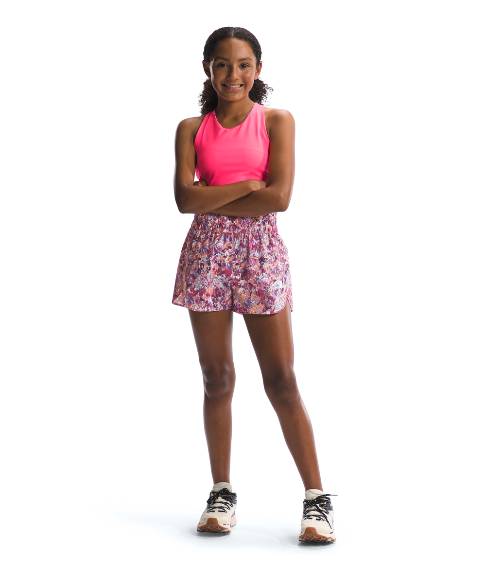 The North Face Youth Girls' Never Stop Woven Shorts - Lightweight Quick-Dry Athletic Shorts for Hiking, Running & Outdoor Activities