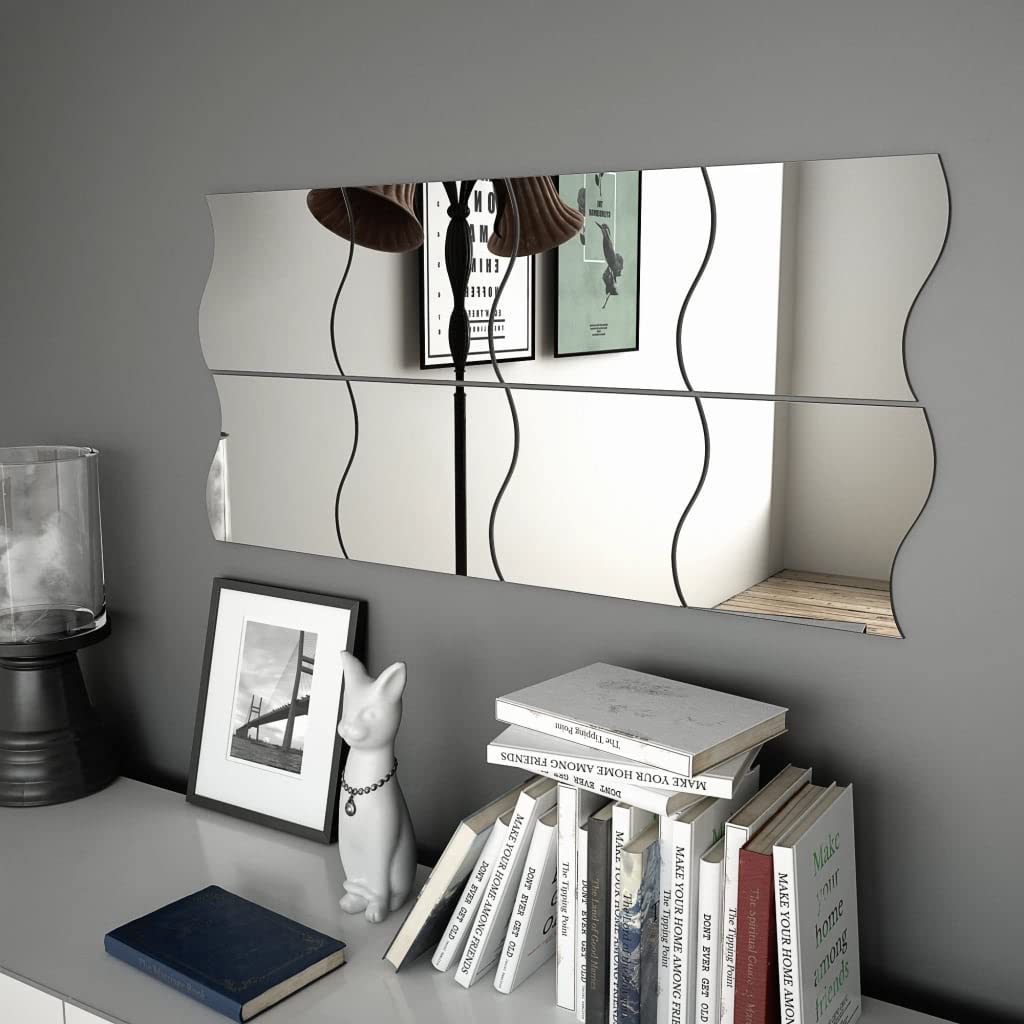 CHARMMA 8-Pack Decorative Wall Mirrors - 7.9