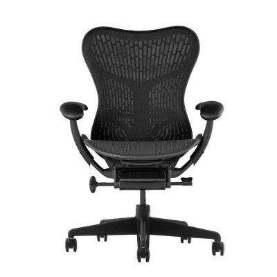 Herman Miller Mirra 2 Ergonomic Office Chair - Graphite with Butterfly Suspension Backrest, Adjustable Lumbar Support for Home & Office Workspace Comfort