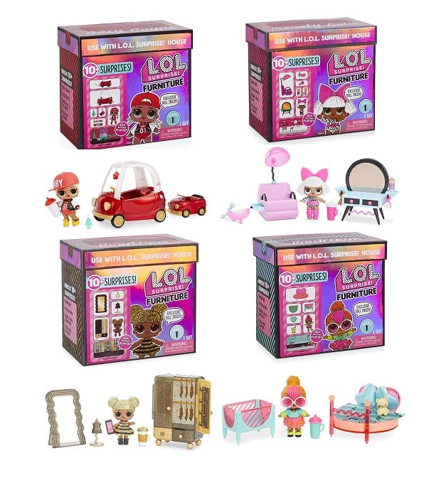 Japanese-Style Miniature Doll Furniture Set - 4-Piece Toy with Instructions & Packaging - Perfect for Dollhouse, Collectors & DIY Craft Projects