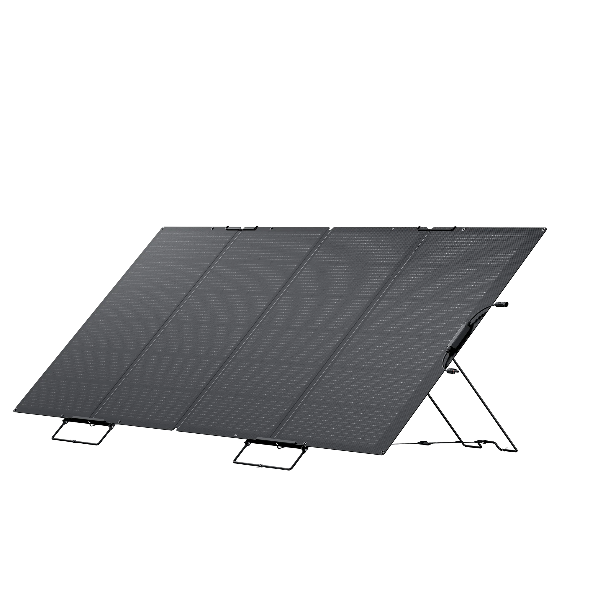 EcoFlow 110W Portable Solar Panel with Foldable Bracket - Ideal for Camping, RV Trips & Off-Grid Power