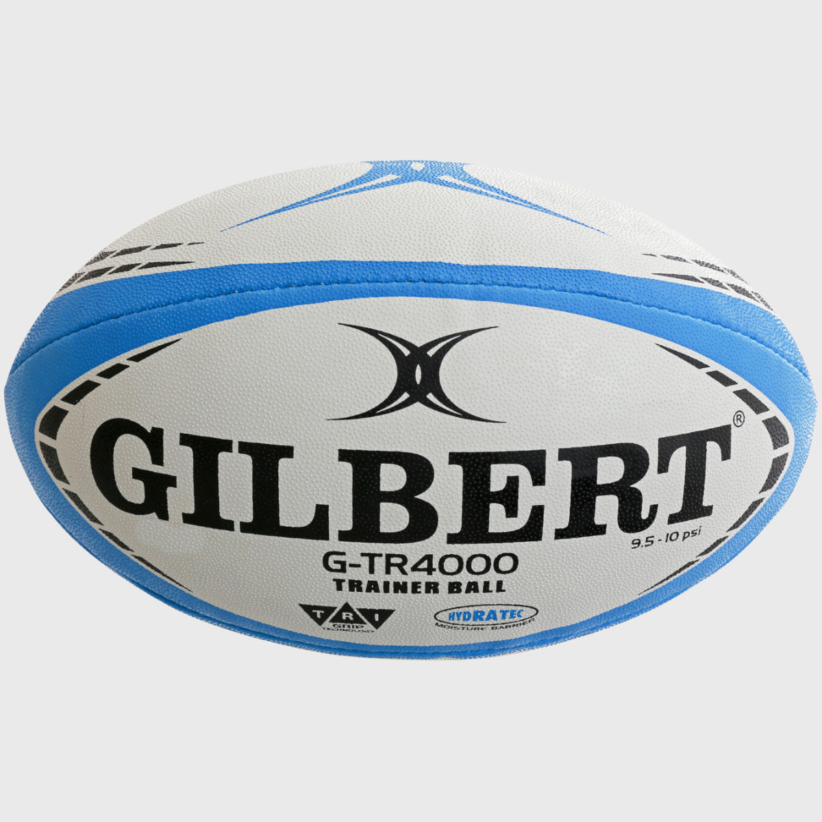 Gilbert G TR4000 Training Rugby Ball - Size 5 Sky Blue for Rugby Practice, Games & Training Sessions - Perfect for Coaches & Players