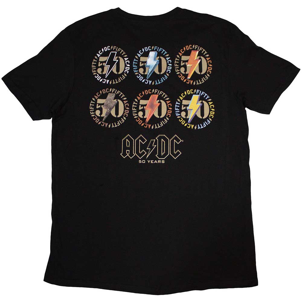 AC/DC Band Graphic T-Shirt - Vintage Rock Music Tee with Logo Emblem | Perfect for Concerts, Gifts & Casual Wear