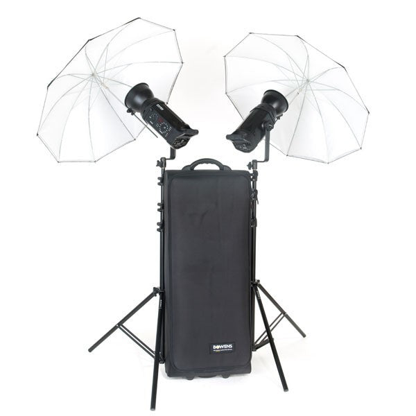 Bowens Gemini 500R 2 Head Umbrella Kit - Professional Studio Lighting for Photography & Videography - Perfect for Portrait, Product, and YouTube Content Creation