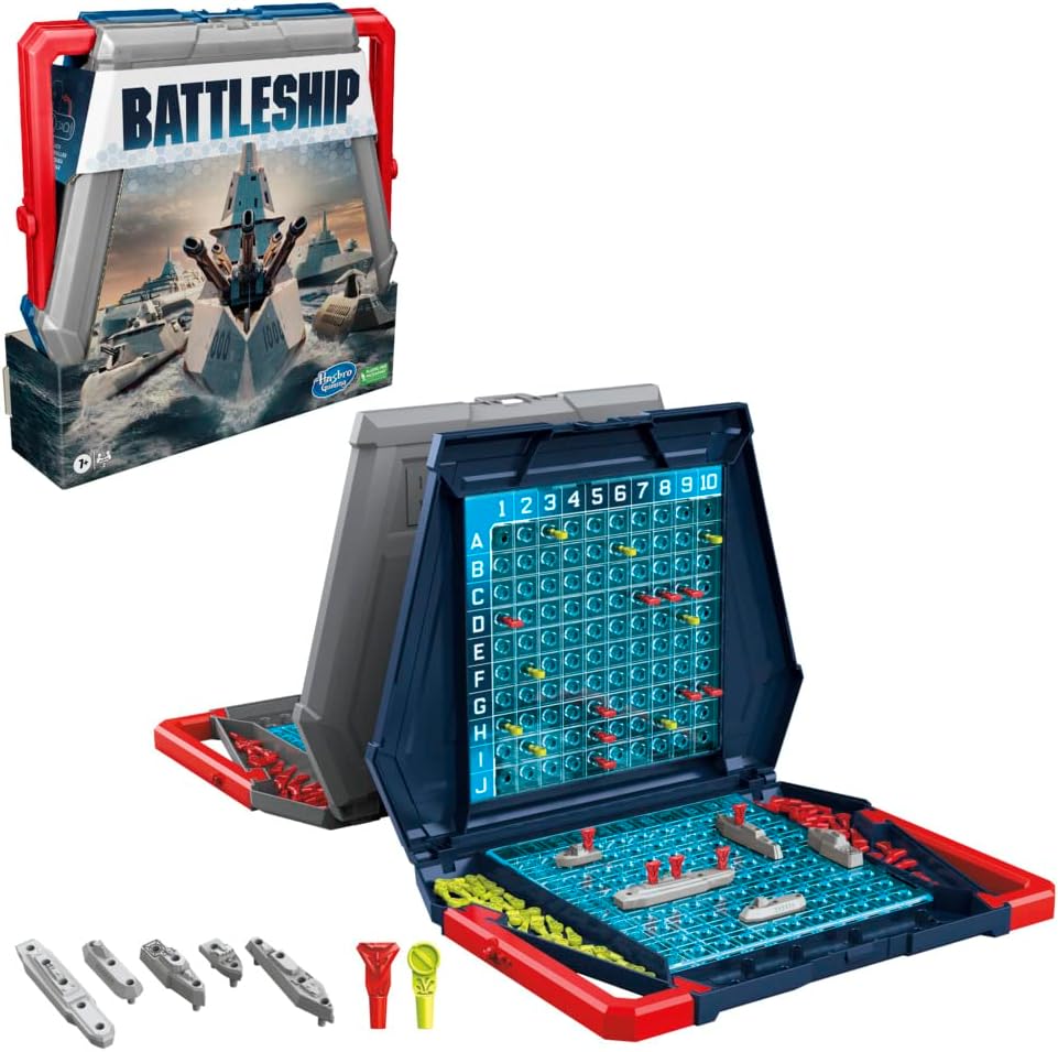 Battleship Classic Board Game 2022 Edition - Strategy Naval Combat Game for Family Game Night & Party Fun