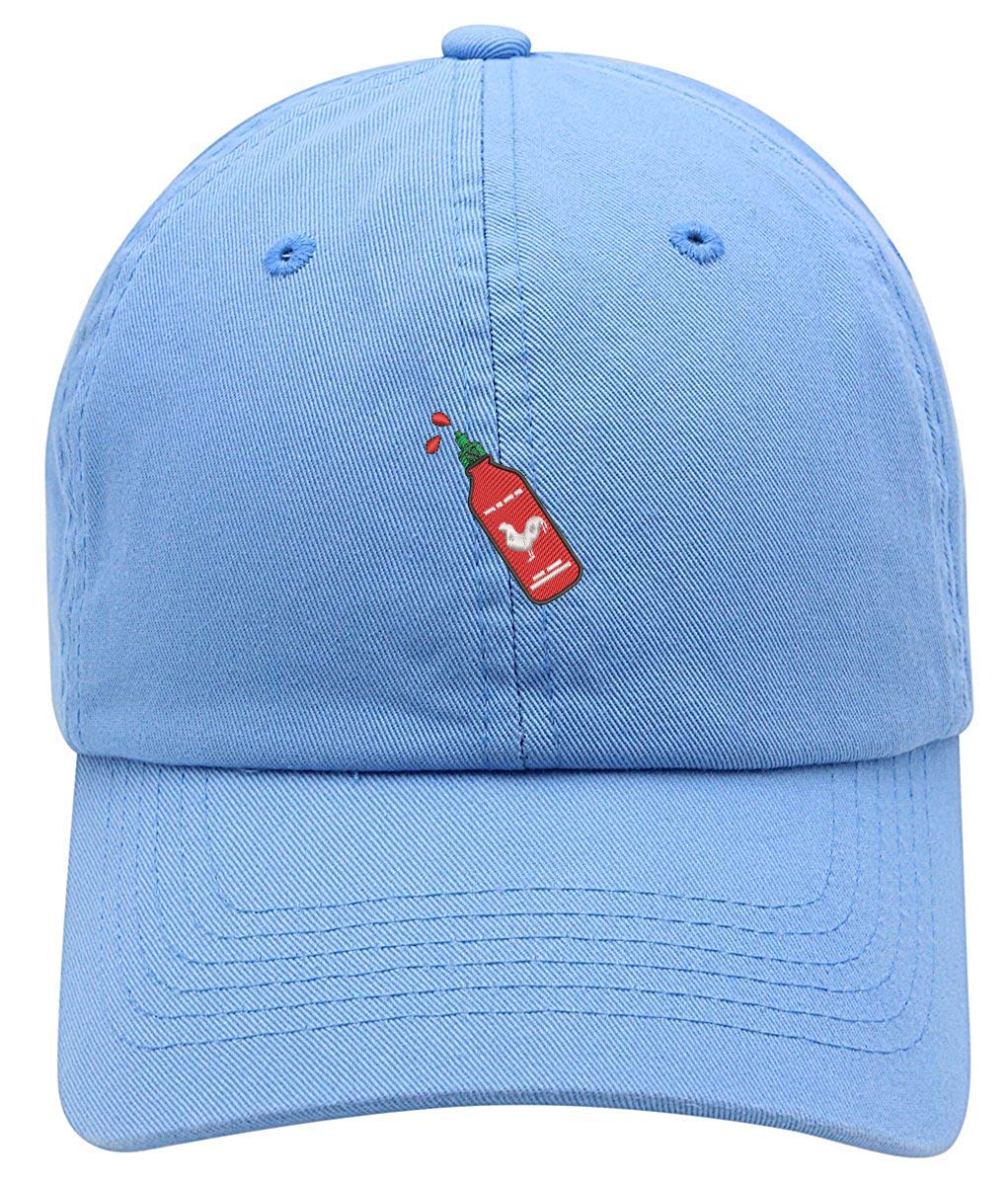 Hot Sauce Embroidered Baseball Cap - Low Profile Unisex Dad Hat for Men & Women - Perfect for Casual Wear, Outdoor Activities & Sports Fans