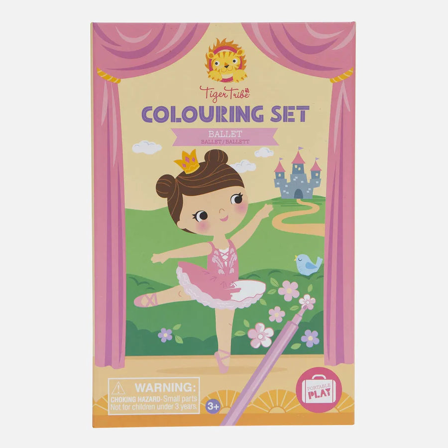 Professional Ballet Coloring Set for Kids - 48 Vibrant Colors, Non-Toxic & Washable - Perfect for Dance Enthusiasts, Birthday Gifts & Creative Art Projects