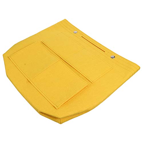 SOIMISS Felt Purse Organizer Insert - Handbag & Makeup Bag for Women & Men | Travel Toiletry Organizer | Cosmetic Case for Travel, Outdoor Activities | Portable & Lightweight (Yellow) | Perfect for Daily Use, Gym, Business Trips & Vacations
