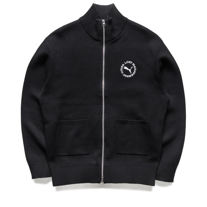 Lost Management Cities x Puma Full Zip Jacket - Black | Men's Streetwear Hoodie for Urban Fashion & Outdoor Activities