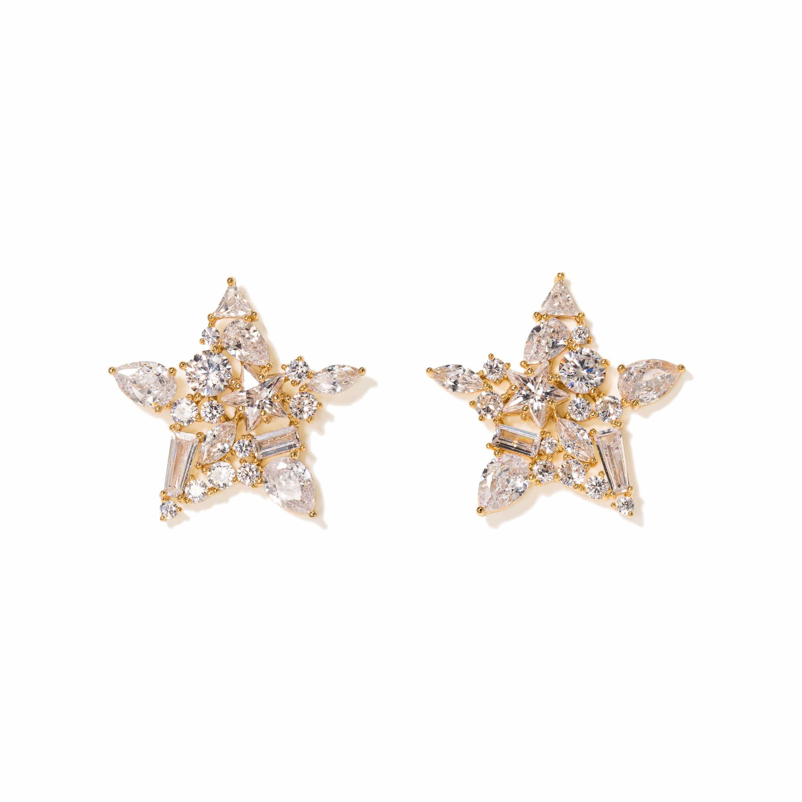 Debut Star Stud Earrings for Women - Sterling Silver Holiday Jewelry Gift Set - Perfect for Christmas, Party & Special Occasions