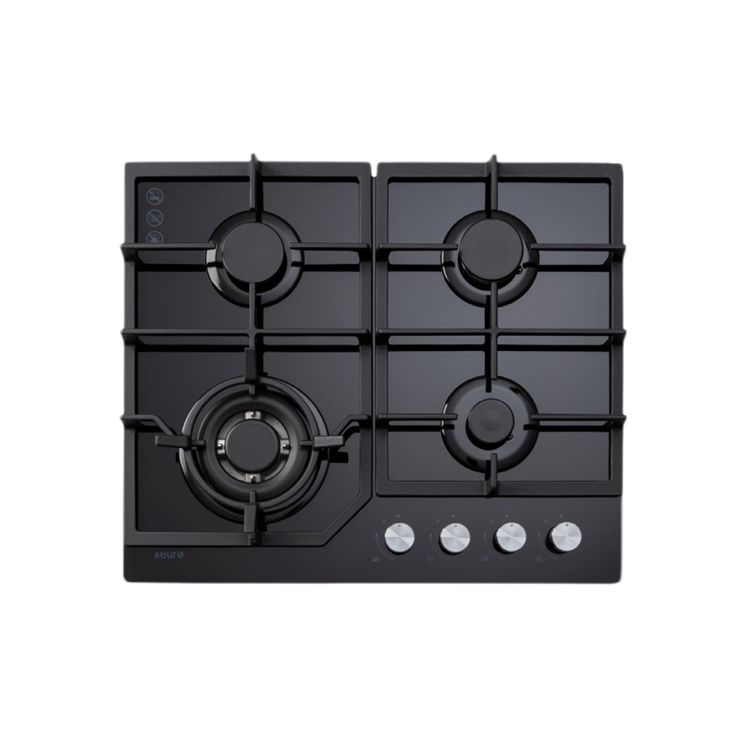 Brand New Euro 60cm Black Glass Cooktop ECT600GBK2 - Modern Electric Stove for Kitchen, Perfect for Home Cooking & Baking