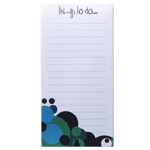 Premium Ruled Notepad with Spots Design - 100 Sheets, 8.3