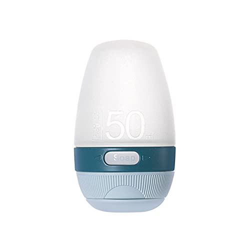 50mL Leakproof Silicone Travel Bottles - Refillable Squeezable Toiletry Containers for Shampoo, Lotion & Soap | TSA Approved for Air Travel, Gym & Vacation Essentials