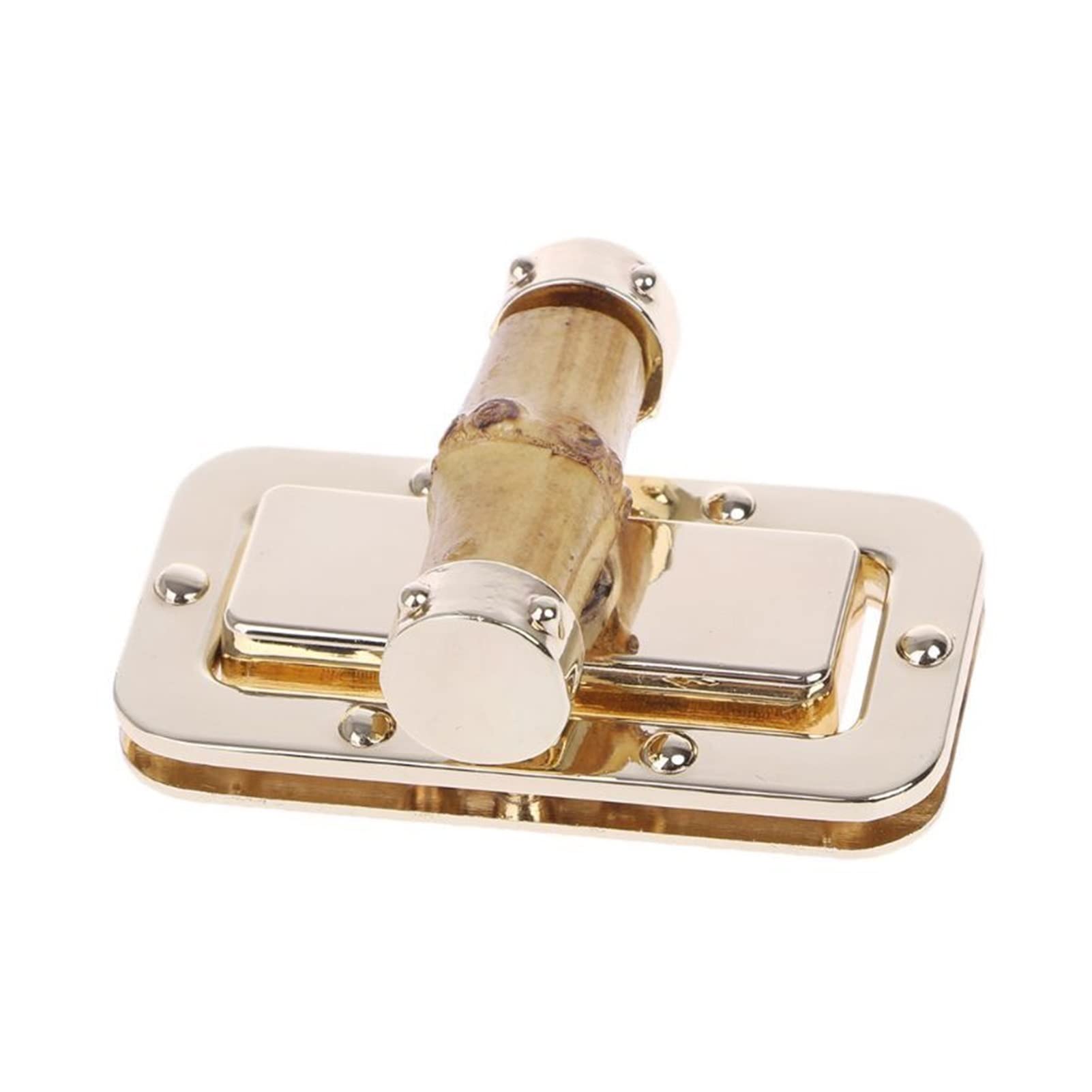 Metal Rectangle Twist Turn Lock Clasp for DIY Handbags & Purses - Secure & Stylish Hardware for Bags, Wallets, and Leather Crafts - Perfect for Repairing and Customizing Accessories