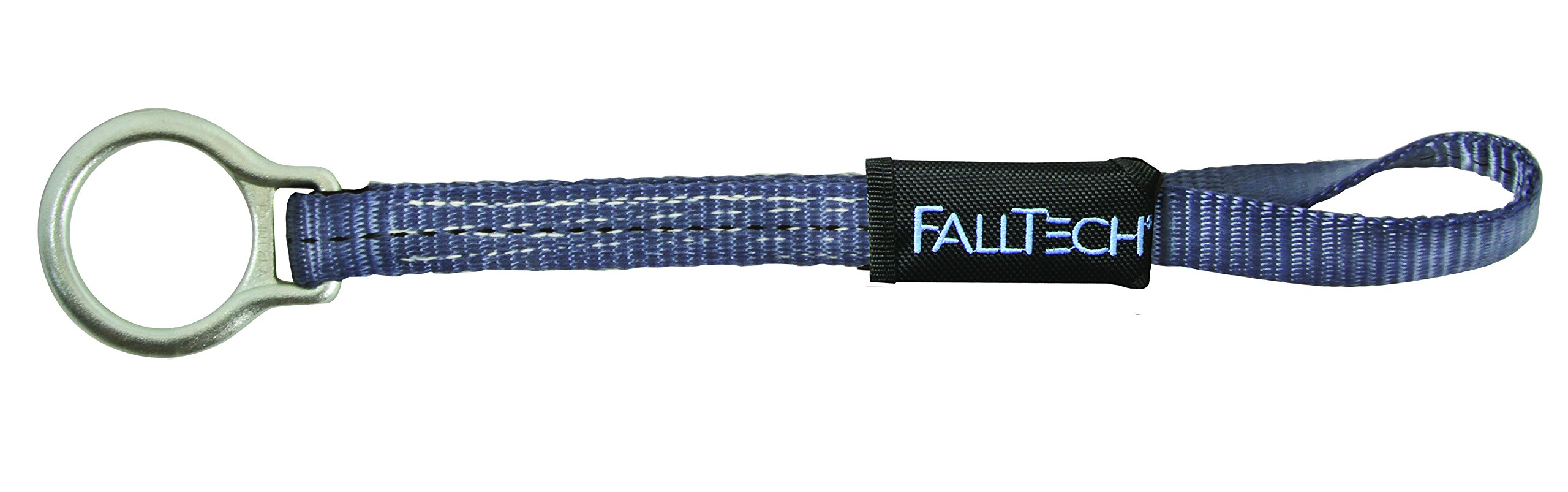 FallTech 8366L 18-Inch D-Ring Extender with Choking Loop - Heavy Duty Safety Harness Accessory for Construction, Roofing & Fall Protection - Blue