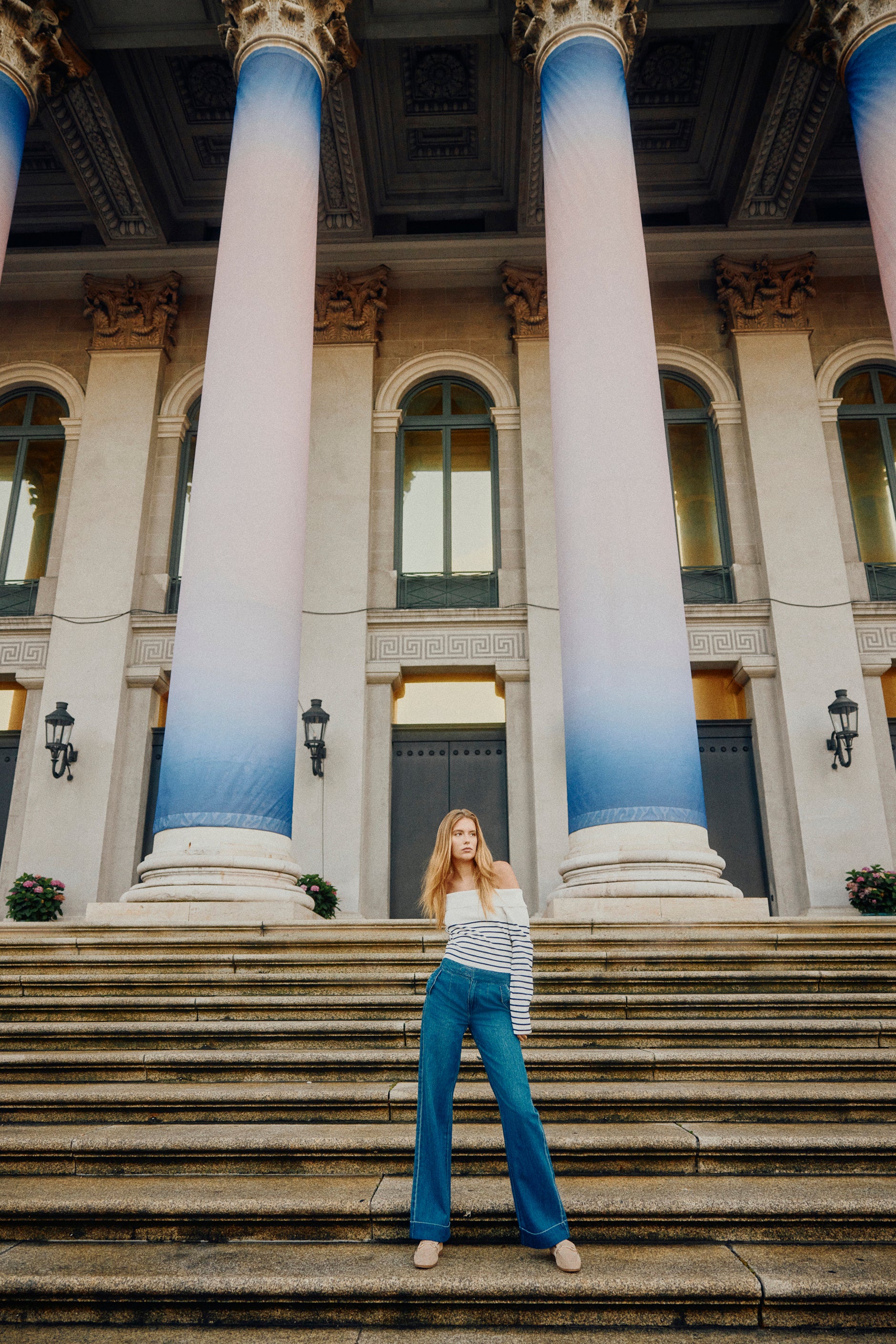 Adore High Rise Wide Leg Jeans for Women - Stretchy Comfort Denim Pants with Tummy Control - Perfect for Casual Wear, Office Outfits & Date Nights
