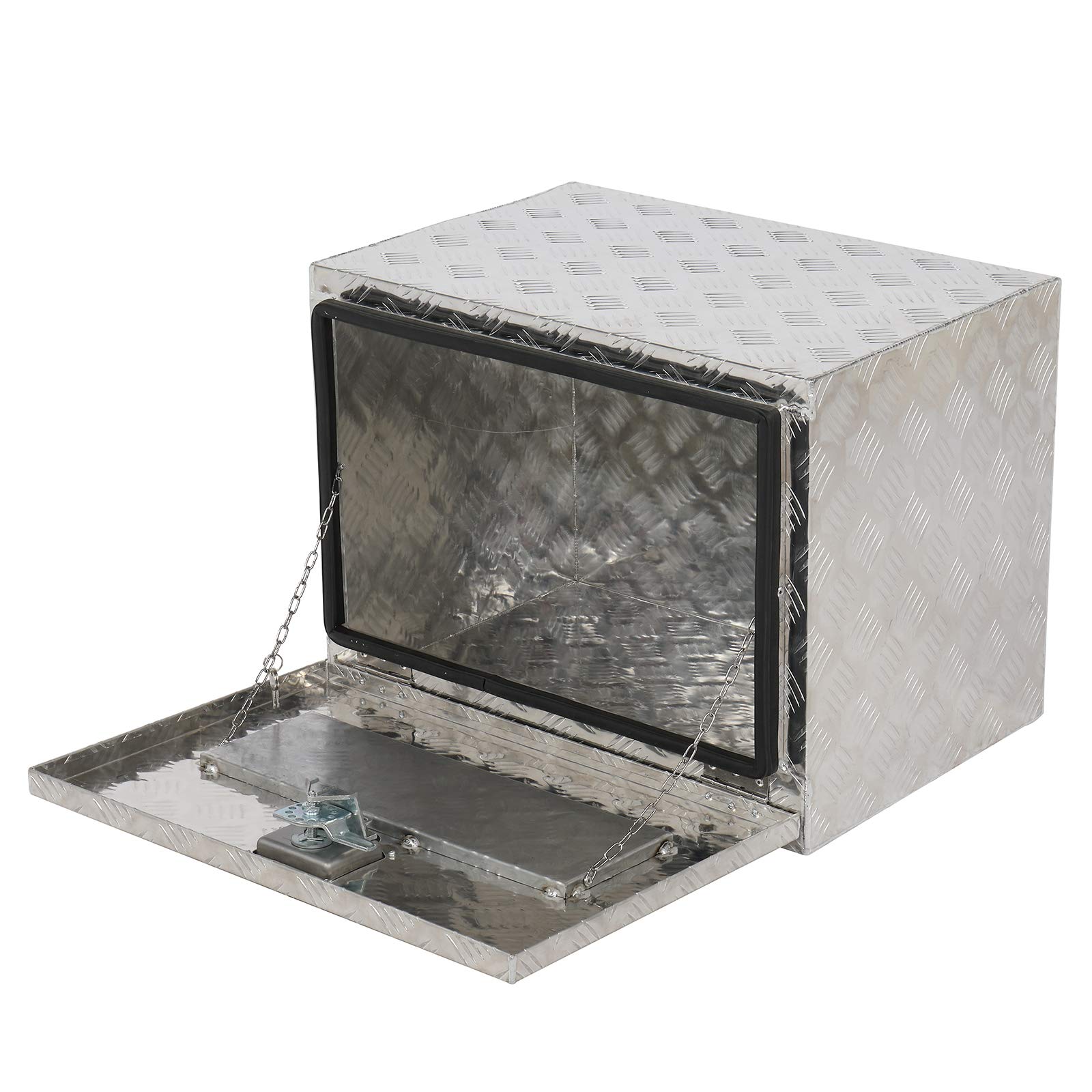 Heavy Duty Aluminum Diamond Plate Underbody Truck Tool Box - 24