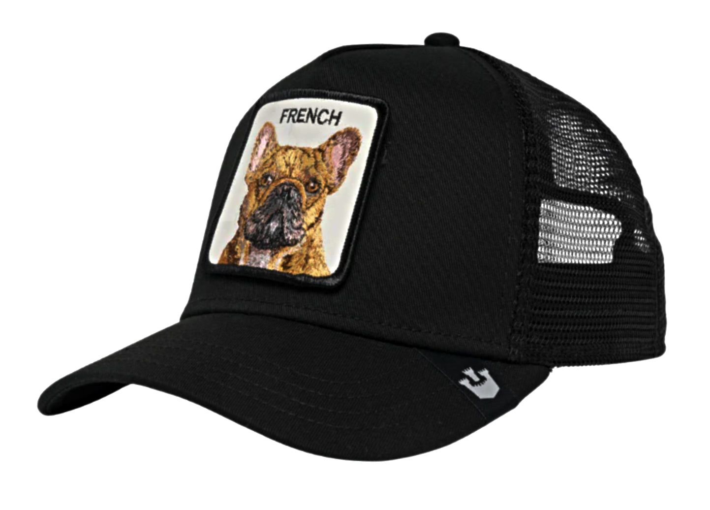 Goorin 'The French Frenchie' Black Trucker Style Baseball Cap - Perfect for Casual Wear, Outdoor Activities & Fashion Statements
