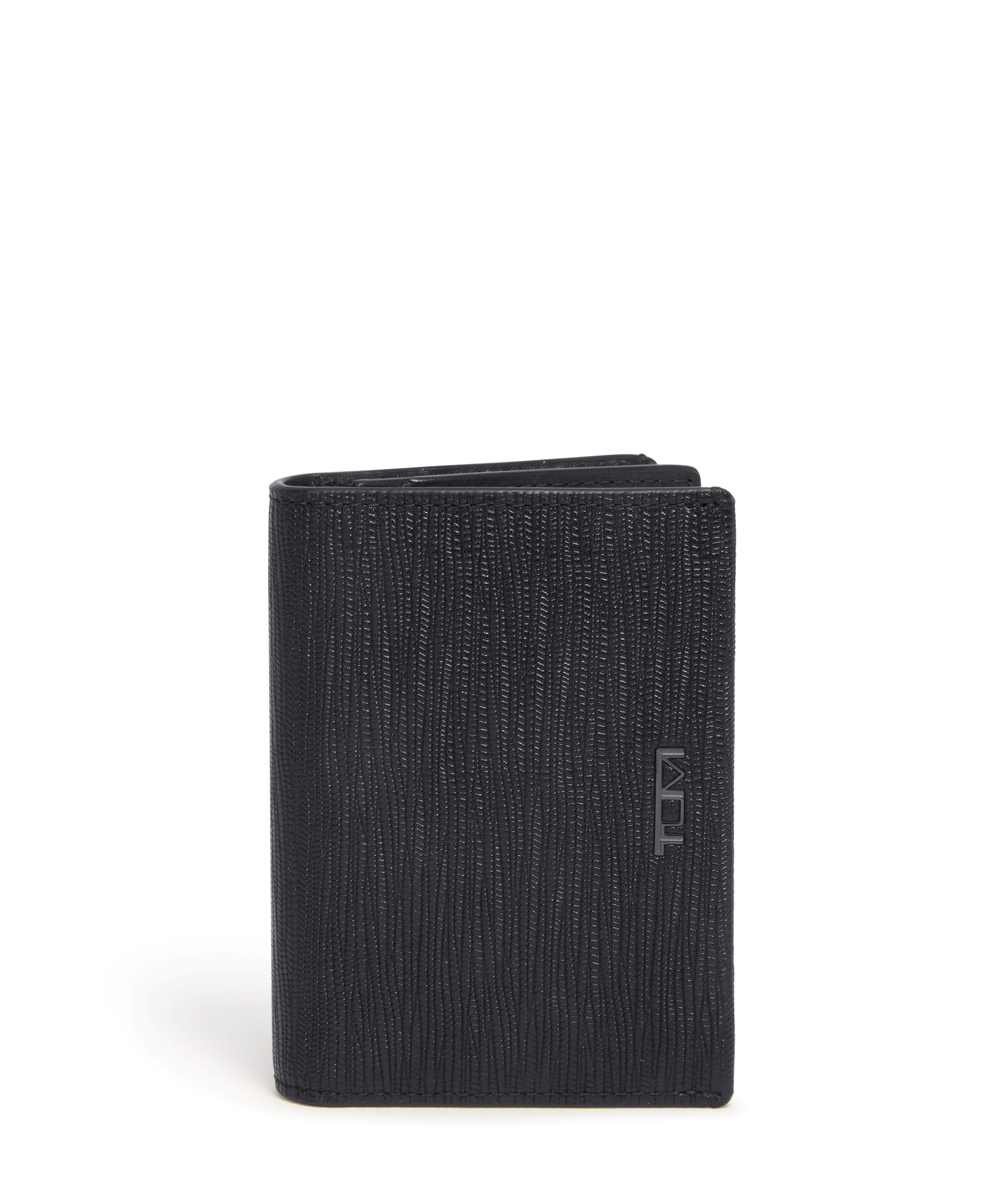 TUMI Nassau Gusseted Card Case - Premium Nappa Leather Wallet for Men & Women with ID Window - Slim RFID Blocking Credit Card Holder for Travel, Business & Everyday Use
