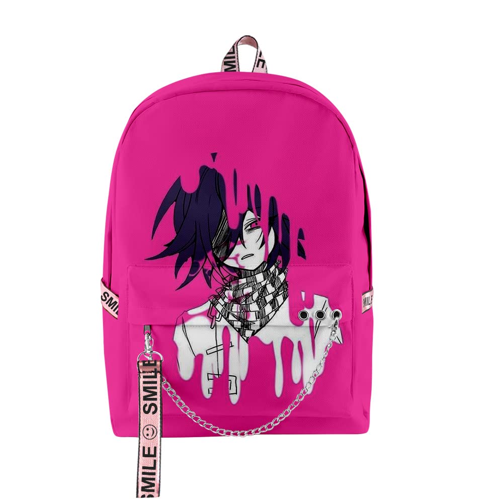 Kokichi Ouma Anime Merch Backpack - Durable Oxford School Bag for Teens, Lightweight Travel Backpack for College, Cosplay & Everyday Use (7 Colors)
