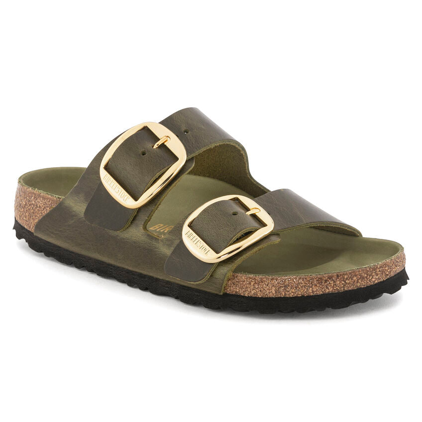 Birkenstock Arizona Big Buckle Leather Sandals for Women - Comfortable Orthopedic Footbed, Adjustable Straps - Perfect for Casual Wear, Beach & Summer Outfits