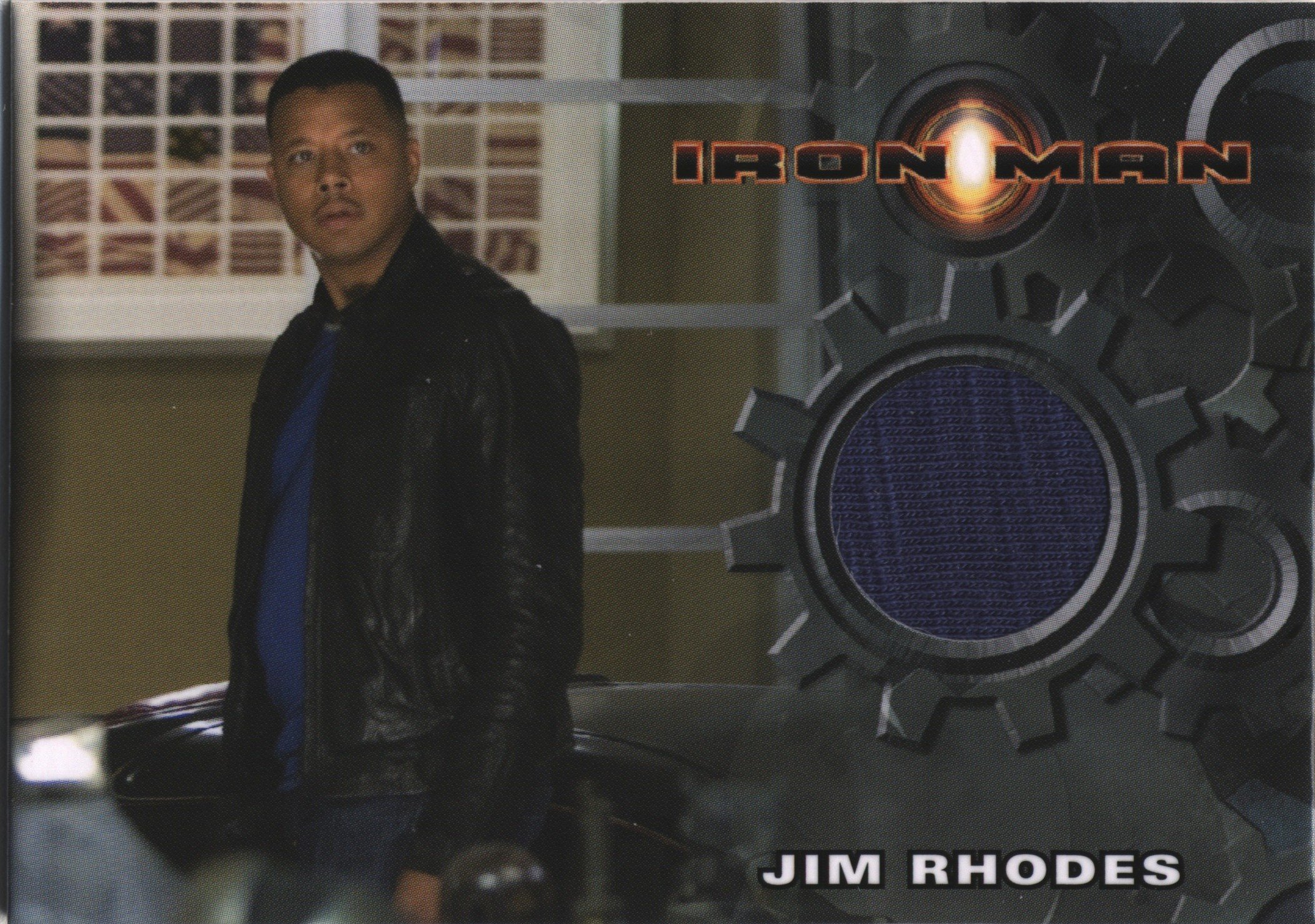 Iron Man Movie Costume Card - Jim Rhodes (Blue Shirt) | Collectible Marvel Superhero Trading Card | Perfect for Comic Con, Cosplay & Marvel Fans Collection