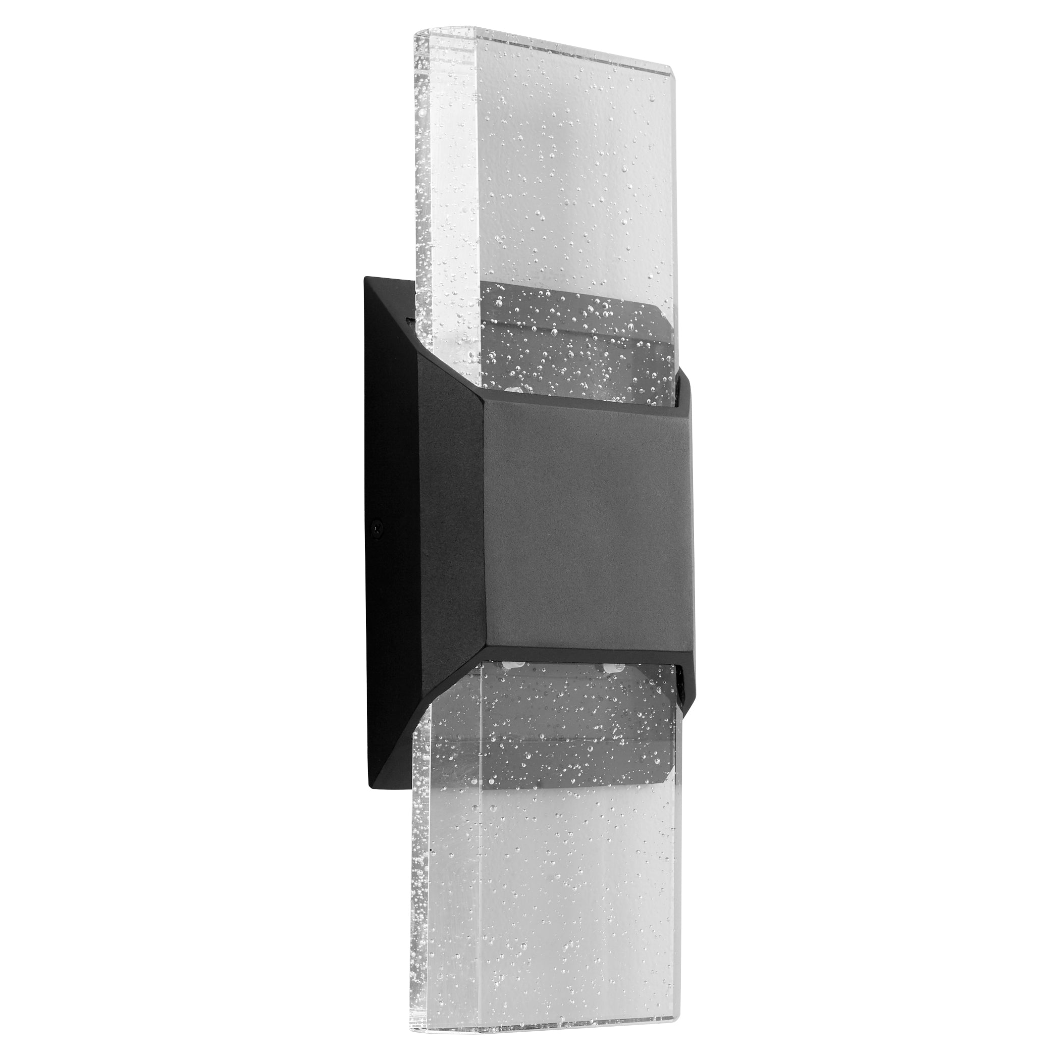 Oxygen Esprit 3 756 15 Inch Black Outdoor Wall Sconce Light - Waterproof Exterior Lighting for Patio, Garden, Porch and Entryway