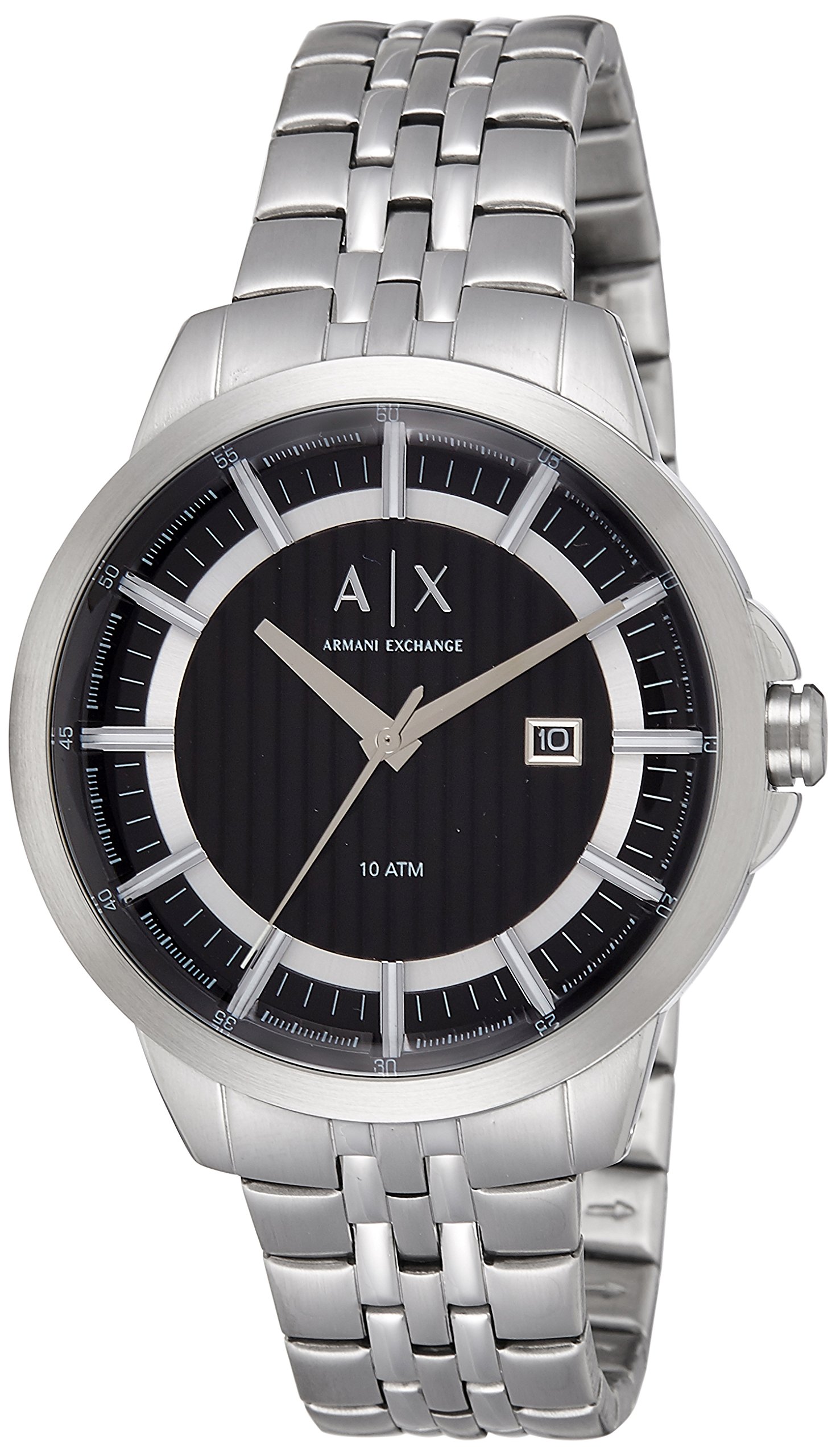 Armani Exchange Men's AX2260 Silver-Tone Stainless Steel Watch - Stylish & Durable for Business, Casual & Formal Occasions