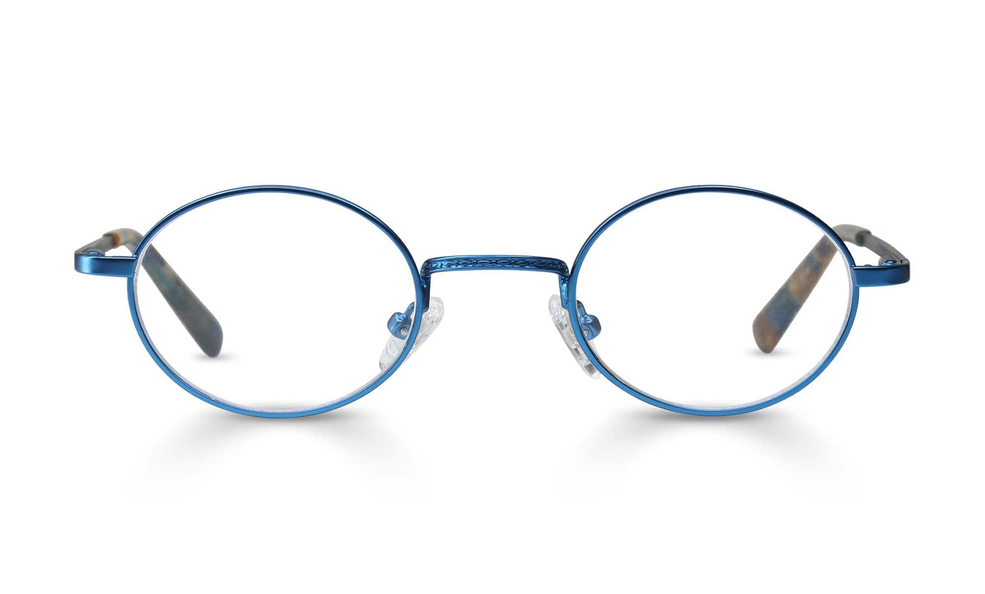 Eyebobs Teddy Premium Reading Glasses for Women & Men - Round Average-Size Readers | Comfortable Lightweight Frames for Reading, Computer Work & Daily Use