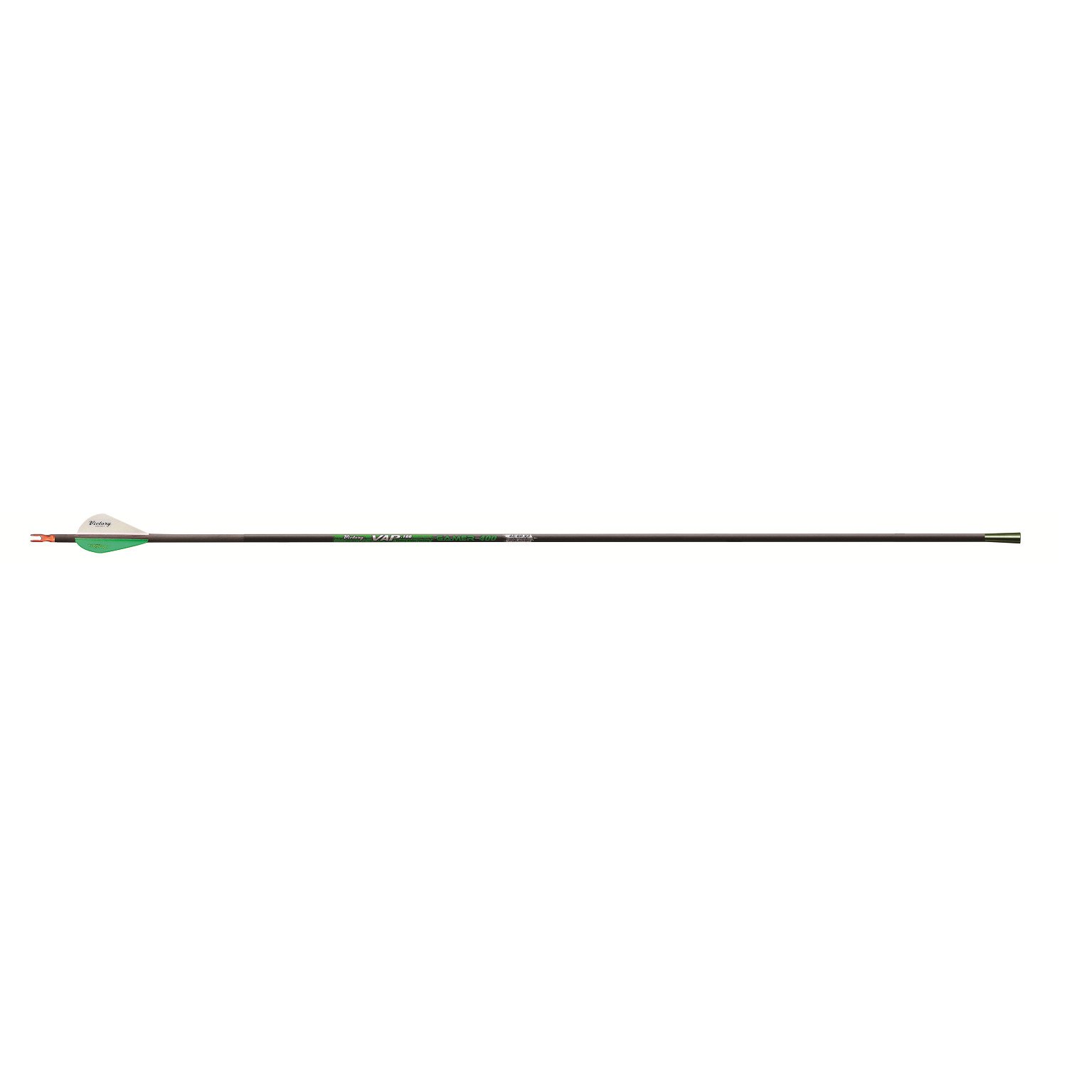 Victory Archery VAP Gamer Arrows with Blazer Vanes - 6 Pack Carbon Fiber Arrows for Target Practice & 3D Archery | Perfect for Competition & Outdoor Shooting
