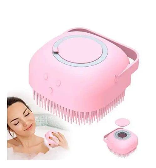 Exfoliating Silicone Body Scrubber & Massage Brush - Gentle Cleansing for Hair, Scalp & Skin - Perfect for Shower, Bath & Spa Relaxation - Ideal with Shampoo, Soap & Body Wash Dispensers