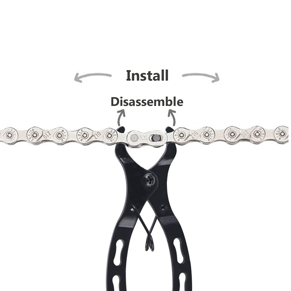 Premium Bike Chain Link Tool with Hook - MTB & Road Cycling Chain Multi-Link Pliers Clamp - Essential Bicycle Repair Tool for Home Mechanics & Outdoor Adventures